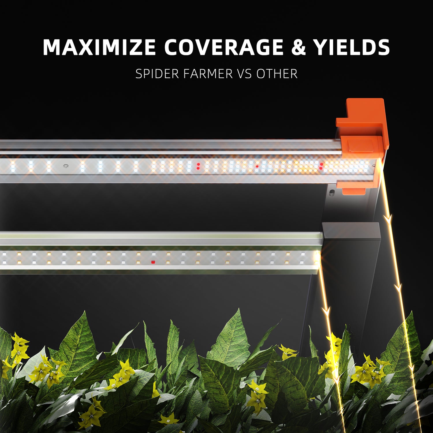 Spider Farmer G3000 LED Growbox-Komplettset | 90x90x180cm Grow-Zelt | 2025 Edition mit 300W Bridgelux Grow Light