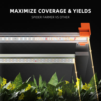 Spider Farmer G3000 LED Growbox-Komplettset | 90x90x180cm Grow-Zelt | 2025 Edition mit 300W Bridgelux Grow Light