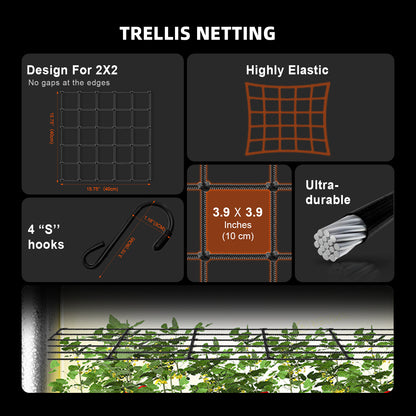 Spider Farmer SF4000 LED Growbox-Komplettset | 120x120x200cm XXL Grow-Zelt | 2025 Edition mit 450W 301H EVO Grow Light