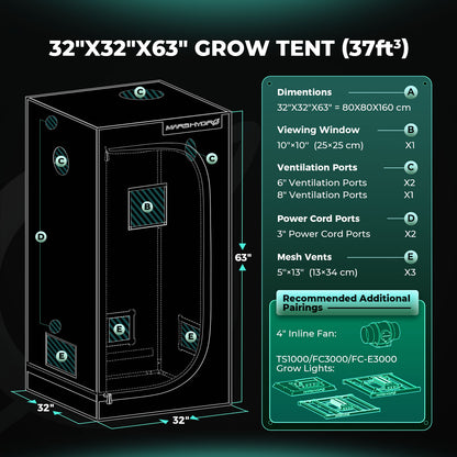 Mars Hydro PREMIUM TS Series Grow Tent Kits: Intelligente Indoor-Anbaulösungen für jeden Bedarf