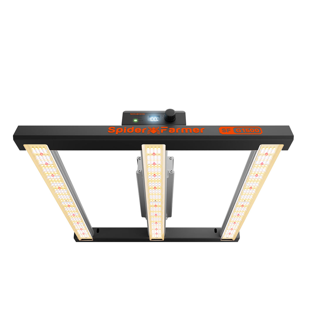 2024 Spider Farmer G1500 150W LED Grow Light – Dimmbar, Vollspektrum Pflanzenlampe