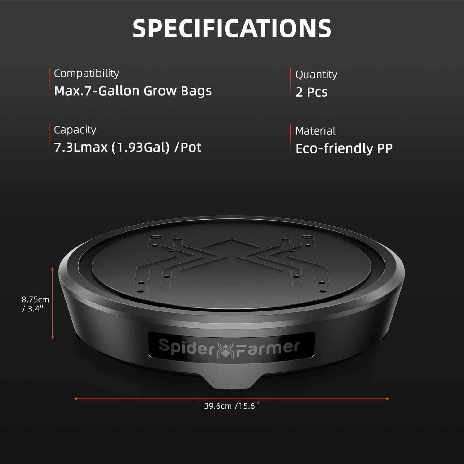 Spider Farmer Schwerkraftbetriebenes Selbstbewässerungssystem (2er-Set) – Ideal für Indoor-Growboxen &amp; Gewächshäuser