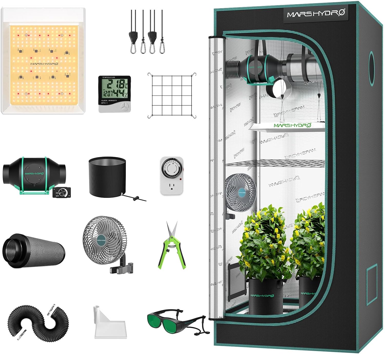 Mars Hydro PREMIUM TS Series Grow Tent Kits: Intelligente Indoor-Anbaulösungen für jeden Bedarf