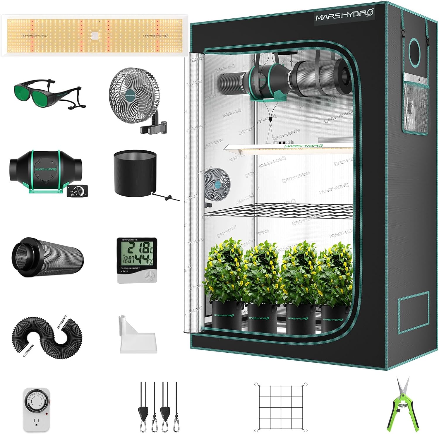 Mars Hydro PREMIUM TS Series Grow Tent Kits: Intelligente Indoor-Anbaulösungen für jeden Bedarf