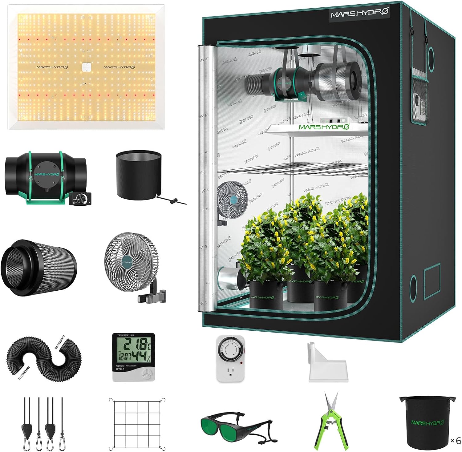 Mars Hydro PREMIUM TS Series Grow Tent Kits: Intelligente Indoor-Anbaulösungen für jeden Bedarf