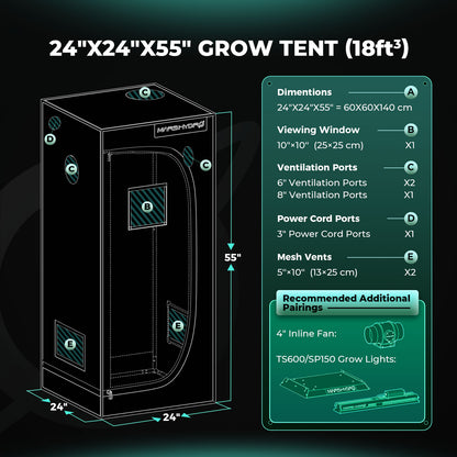 Mars Hydro PREMIUM TS Series Grow Tent Kits: Intelligente Indoor-Anbaulösungen für jeden Bedarf