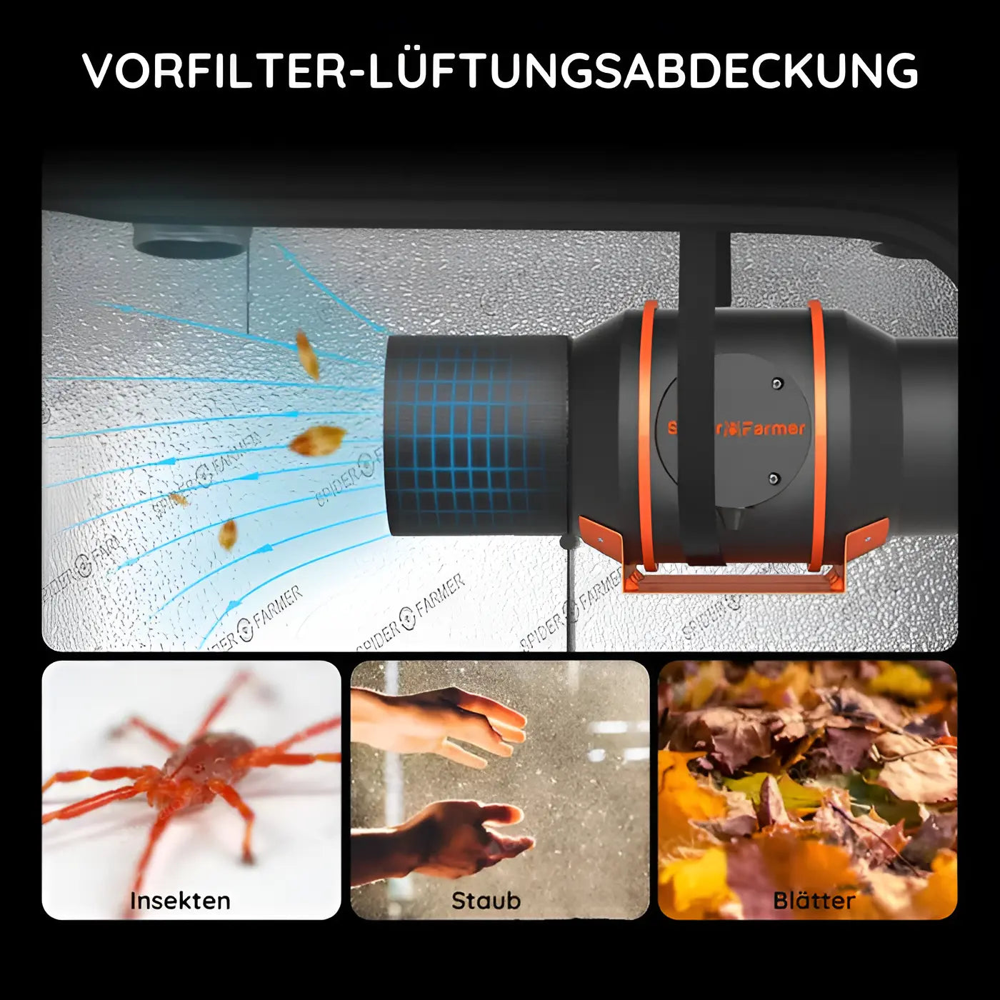 SPIDER FARMER SF1000D | 60x60x140cm | Komplettset – Ihr Perfektes Indoor-Gartenbau-System.